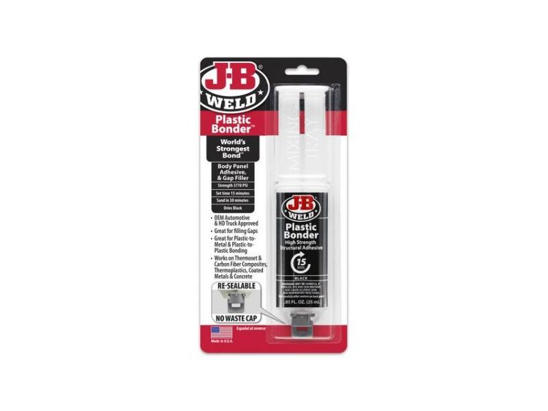 J-B Weld Plastic Bonder fekete színű 25 ml.