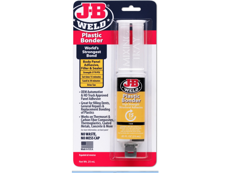 J-B Weld Plastic Bonder borostyán színű 25 ml.